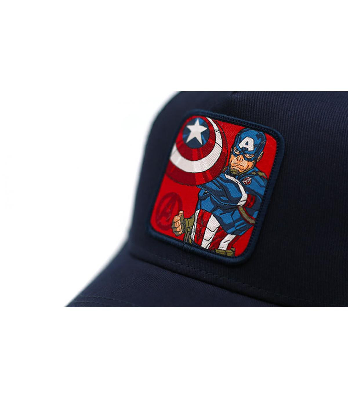 Captain America trucker zwart bl Captain America trucker zwart bl